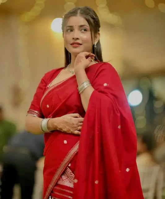 Cotton mekhela saree