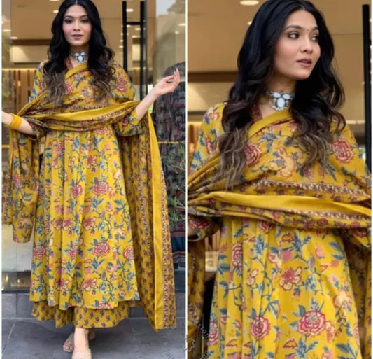 Kurti pallazo dupatta set