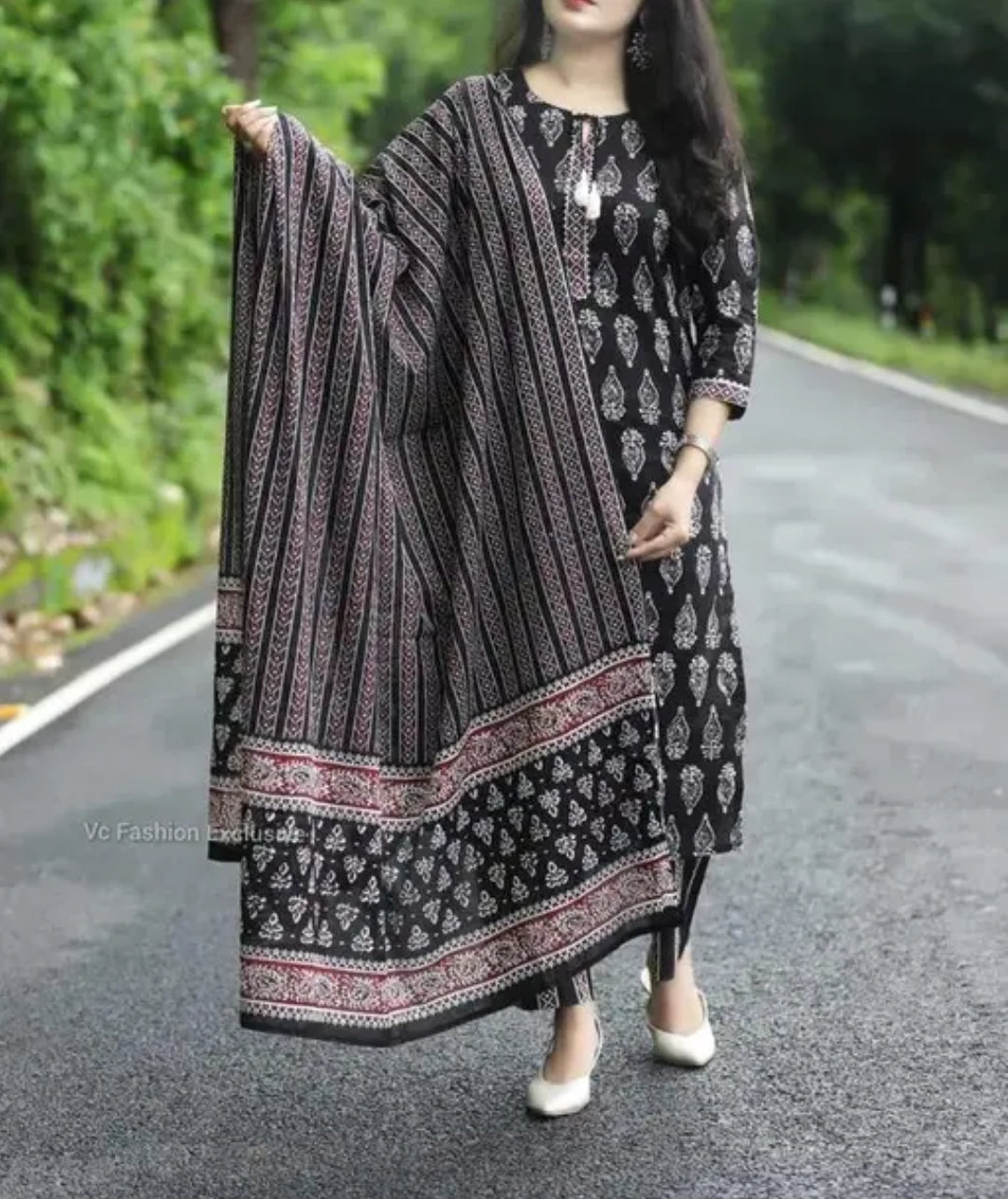 Kurti set (black)