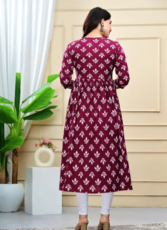 Women printed kurti