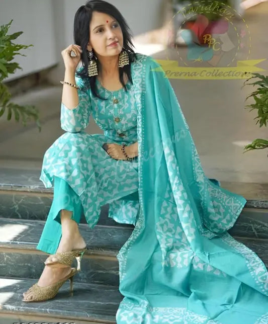Kurti set with dupatta
