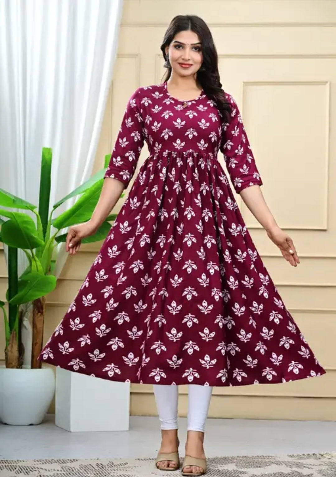 Women printed kurti